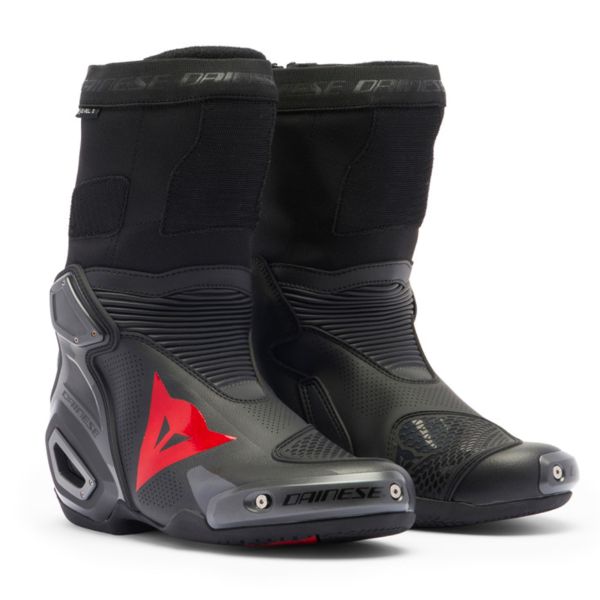 Motorradstiefel Dainese Axial 2 Air Black Black Red Fluo Motorradstiefel Dainese Axial 2 Air Black Black Red Fluo
