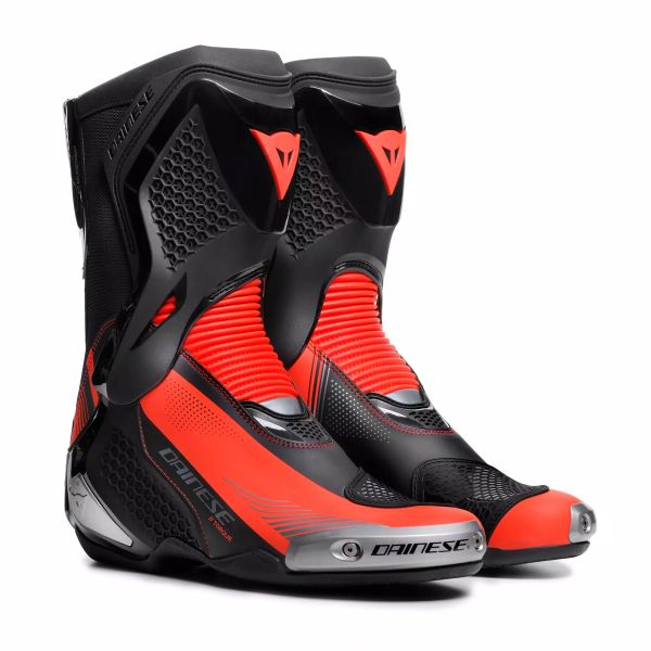 Motorradstiefel Dainese Torque 4 Black Red Fluo