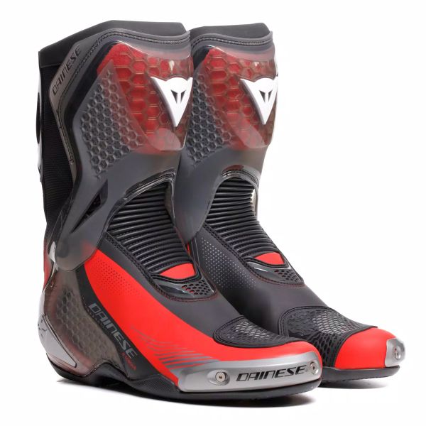 Motorradstiefel Dainese Torque 4 S Black Red Lava