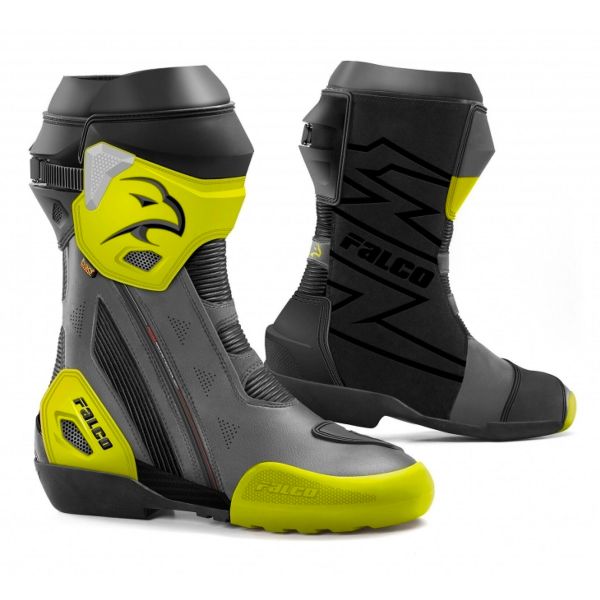 Motorradstiefel Falco Elite GP Black Fluo Motorradstiefel Falco Elite GP Black Fluo