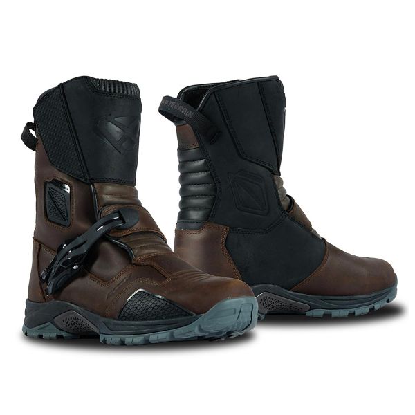 Motorradstiefel Ixon Klay WP Brown Black Motorradstiefel Ixon Klay WP Brown Black