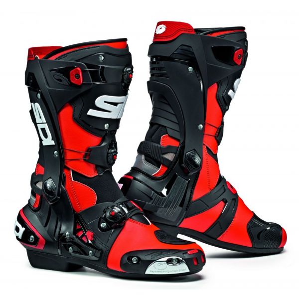 Motorradstiefel SIDI Rex Rouge Fluo Black
