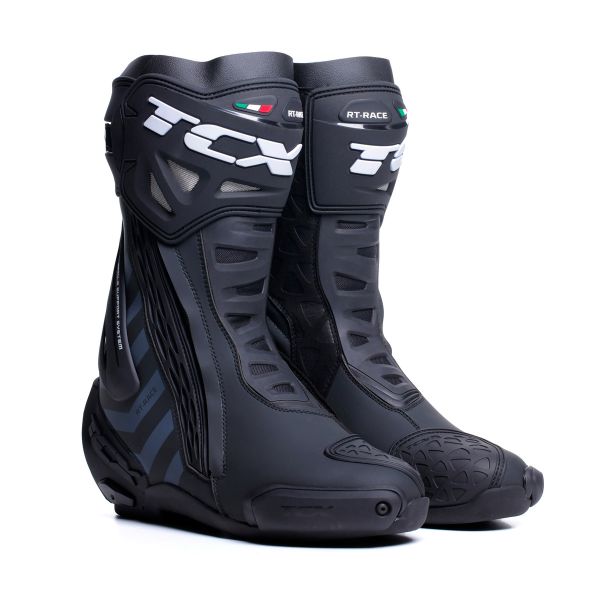 Motorradstiefel TCX RT-Race Black Dark Grey