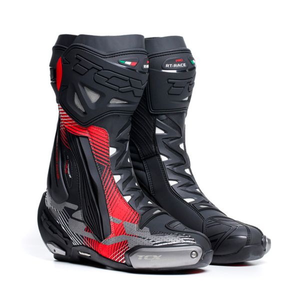 Motorradstiefel TCX RT-Race Pro Air Black Red White Motorradstiefel TCX RT-Race Pro Air Black Red White