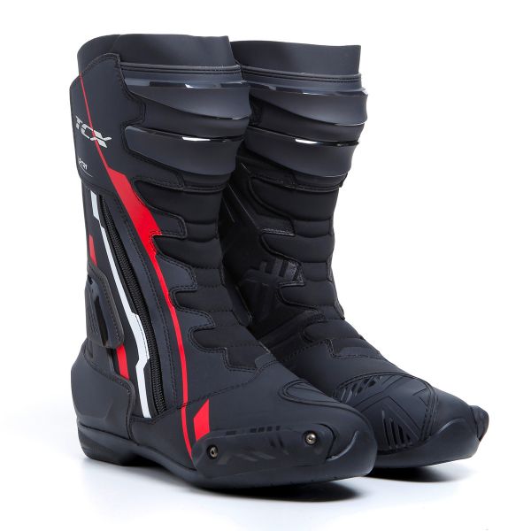 Motorradstiefel TCX S-TR1 Black Red White Motorradstiefel TCX S-TR1 Black Red White