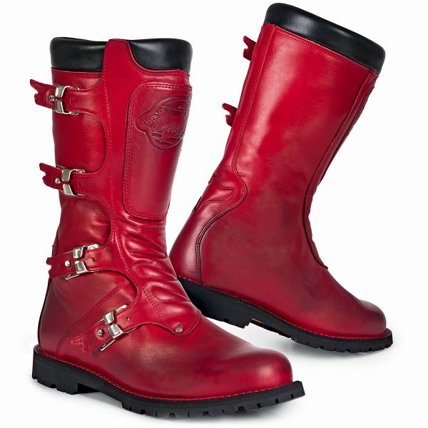 Motorradstiefel Stylmartin Continental Red