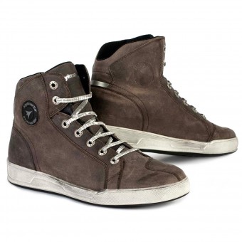 Motorrad Sportschuhe Stylmartin Marshall Taupe Vintage