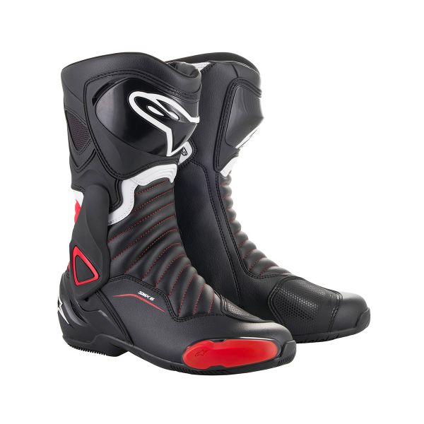 Motorradstiefel Alpinestars SMX-6 V2 Black Red