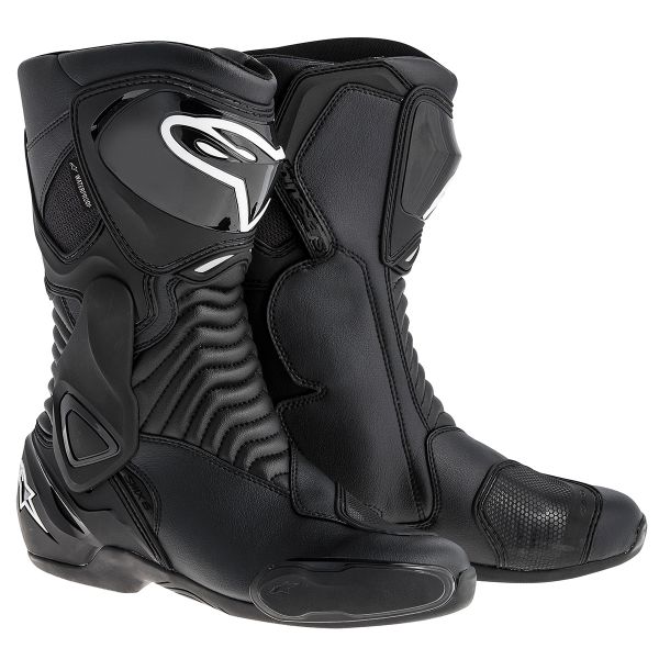 Motorradstiefel Alpinestars SMX 6 Waterproof Black