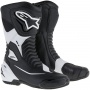 Motorradstiefel Alpinestars SMX S Black White