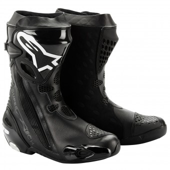 Motorradstiefel Alpinestars Supertech R Black Motorradstiefel Alpinestars Supertech R Black