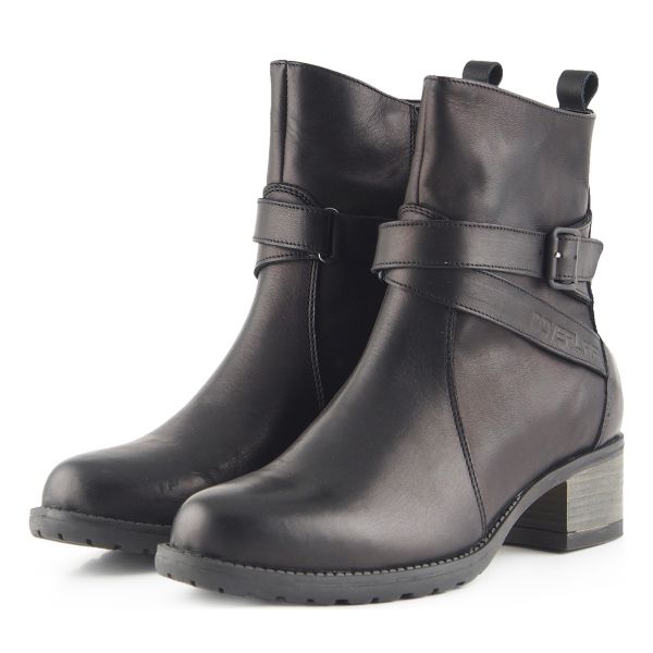 Motorradschuhe Overlap Legacy Lady Black CE