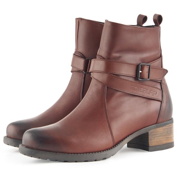 Motorradschuhe Overlap Legacy Lady Brown CE