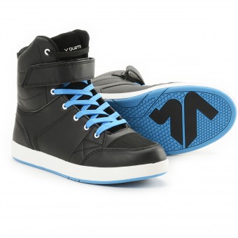Motorradschuhe V'Quattro Milano Holiday Schwarz Blau