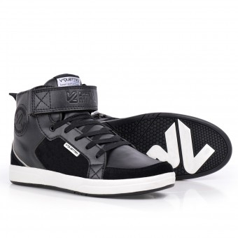 Motorradschuhe V'Quattro Milano Midcut Original Black