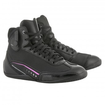 Motorradschuhe Alpinestars Stella AST-1 Drystar Black Fuchsia Motorradschuhe Alpinestars Stella AST-1 Drystar Black Fuchsia