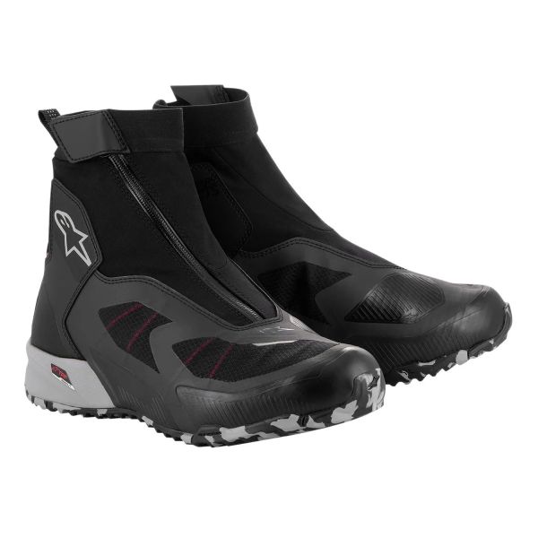 Motorradschuhe Alpinestars CR-8 Gore-Tex Black Mid Grey Bright Red Motorradschuhe Alpinestars CR-8 Gore-Tex Black Mid Grey Bright Red