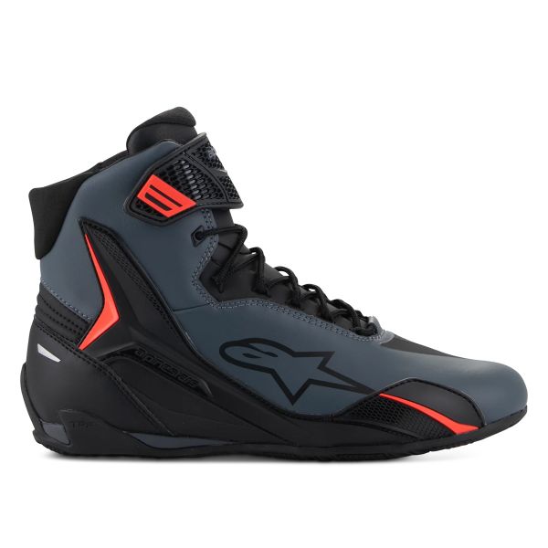 Alpinestars Faster 4 Black Gray Red Fluo
