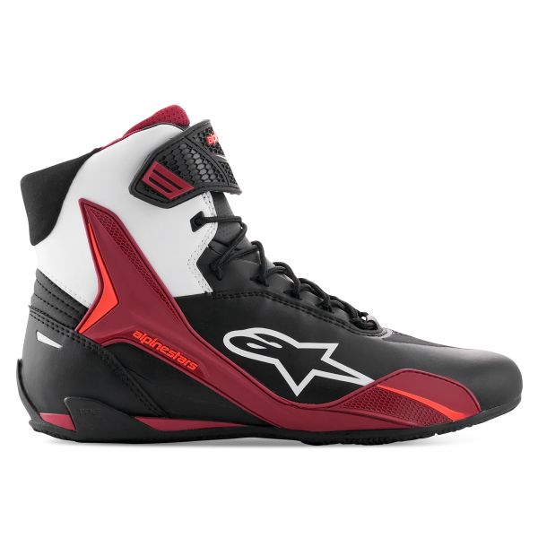 Alpinestars Faster 4 Black White Dark Red