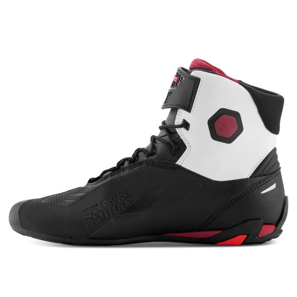 Alpinestars Faster 4 Black White Dark Red