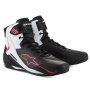 Motorradschuhe Alpinestars Faster 4 Black White Red