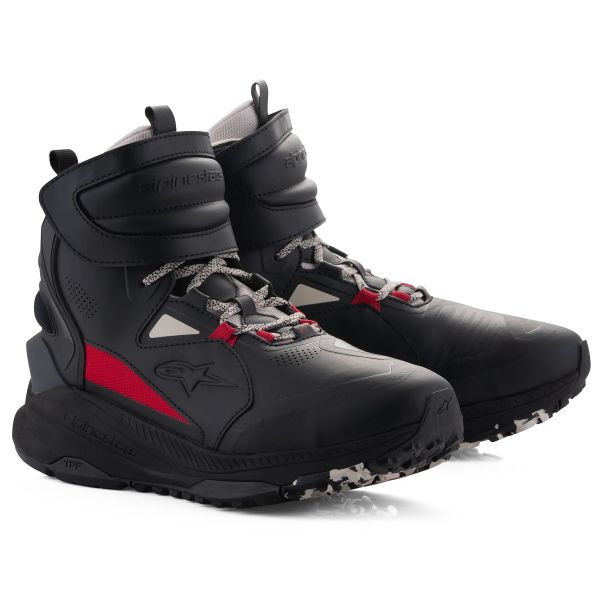 Motorradschuhe Alpinestars Speedstreet Black Ecru Bright Red Motorradschuhe Alpinestars Speedstreet Black Ecru Bright Red