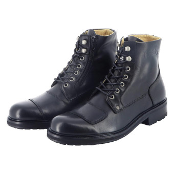 Motorradschuhe Helstons Prairie Vibram Leather Black