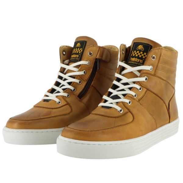 Motorradschuhe Helstons Run Beige