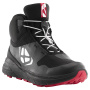 Motorradschuhe Ixon Snake WP Black White Red
