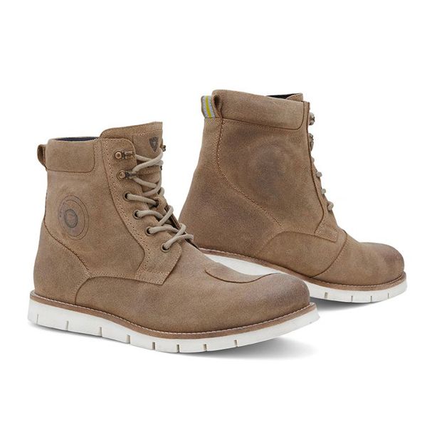 Motorradschuhe REV'IT Ginza 2 Taupe White