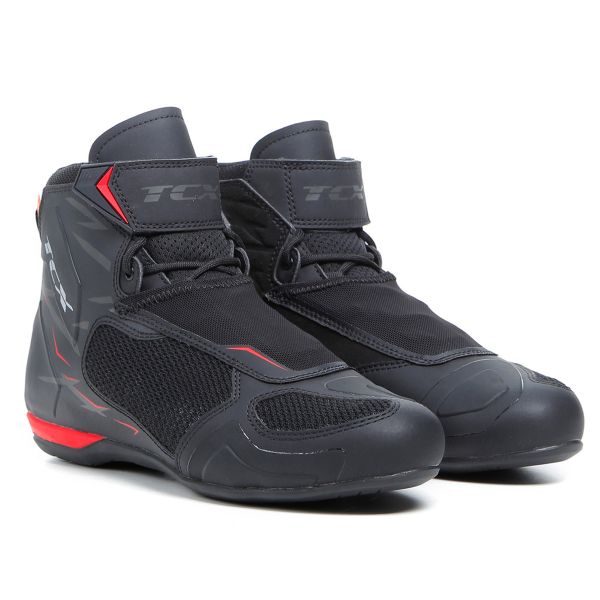 Motorradschuhe TCX R04D Air Black Red