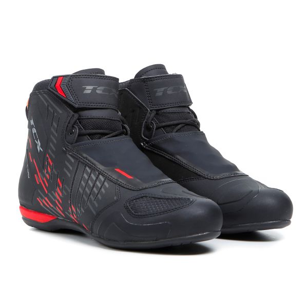 Motorradschuhe TCX R04D WP Black Red
