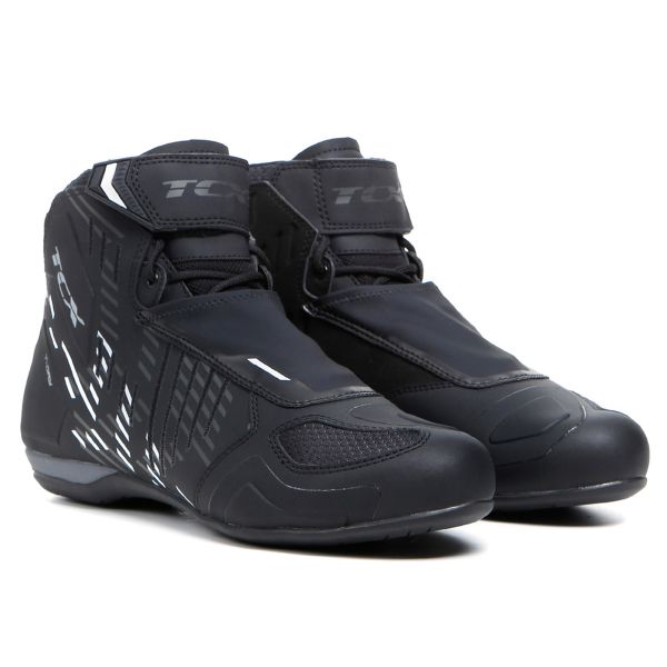 Motorradschuhe TCX R04D WP Black White