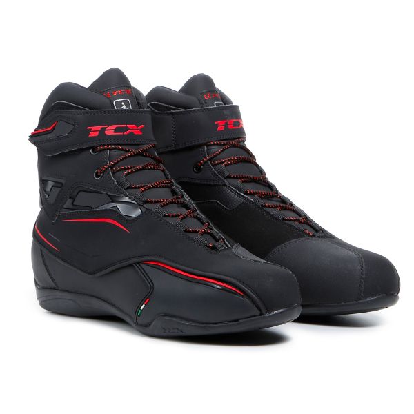 Motorradschuhe TCX Zeta WP Black Red