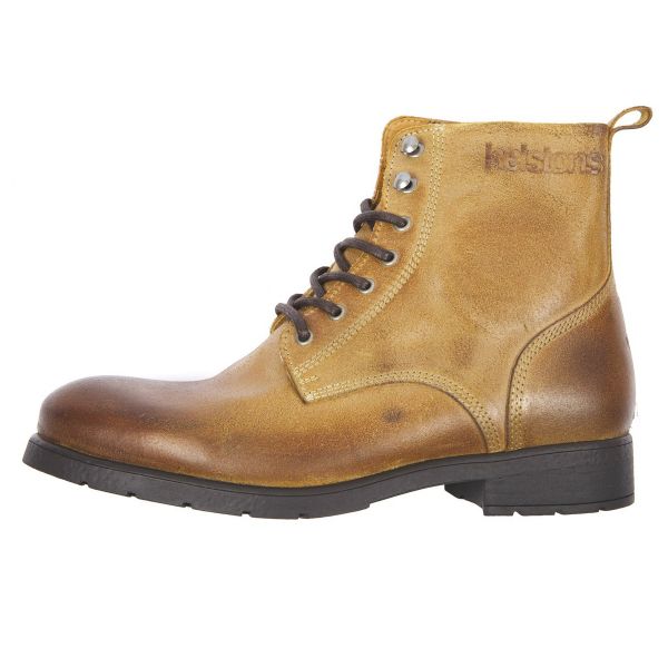 Motorradschuhe Helstons City Leather Split Beige