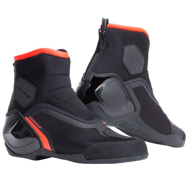 Motorradschuhe Dainese Dinamica D-WP Black Fluo Red