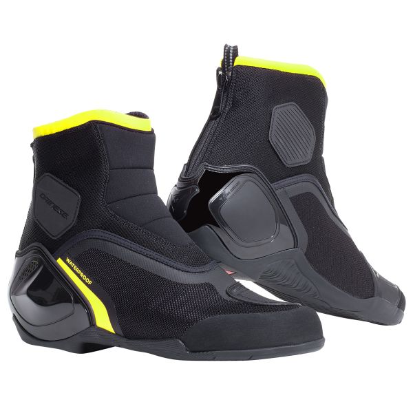 Motorradschuhe Dainese Dinamica D-WP Black Fluo Yellow