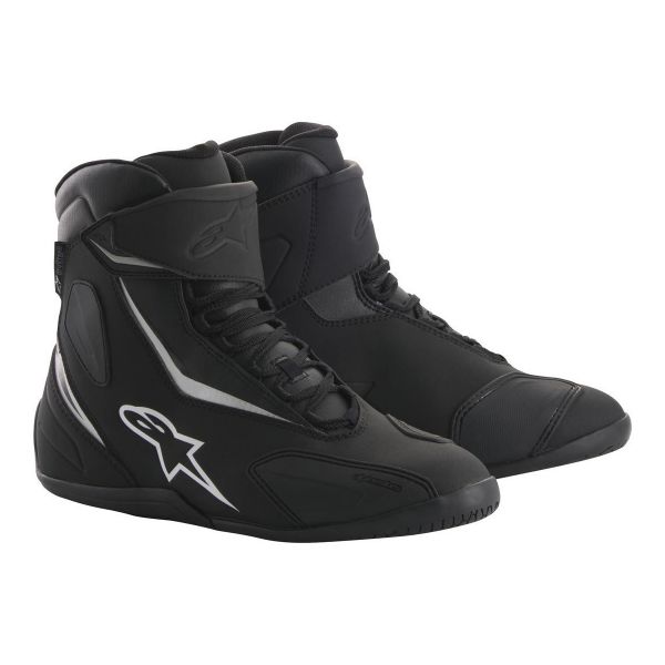Motorradschuhe Alpinestars Fastback 2 Drystar Black White Motorradschuhe Alpinestars Fastback 2 Drystar Black White