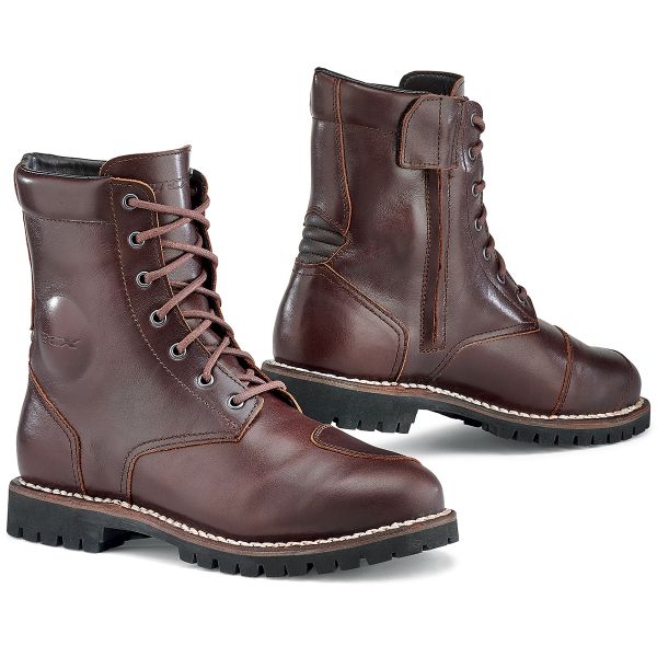 Motorradschuhe TCX Hero Waterproof Vintage Brown