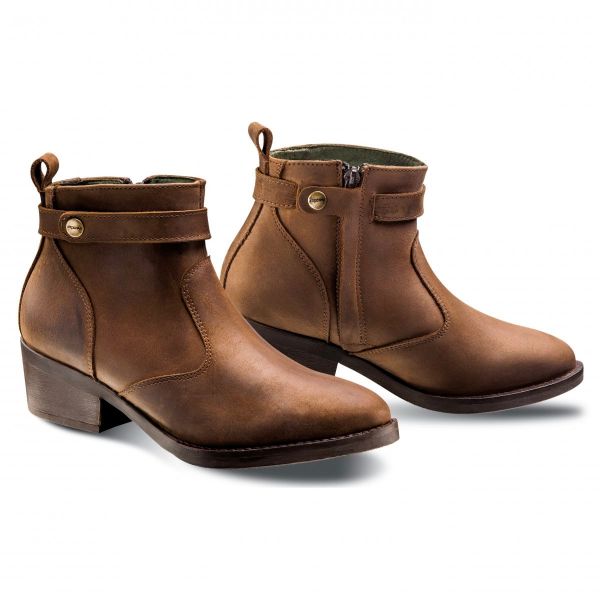 Motorradschuhe Ixon Hoxton Lady Brown