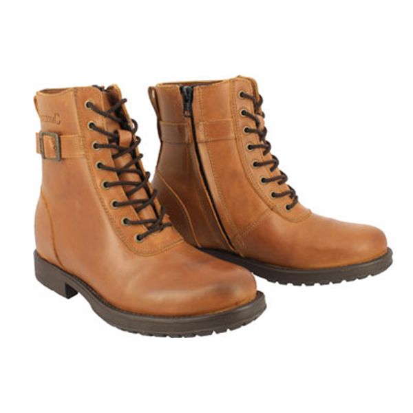 Motorradschuhe Soubirac Jane II Lady Camel