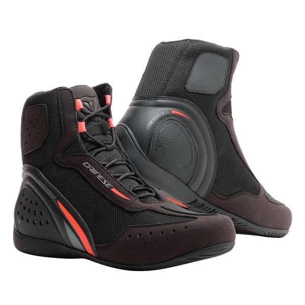 Motorradschuhe Dainese Motorshoe D1 D-WP Black Fluo Red Anthracite