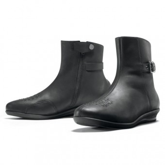 Motorradschuhe ICON Sacred Low Black