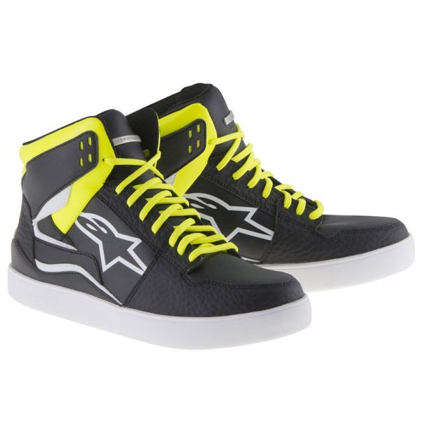 Motorrad Sportschuhe Alpinestars Stadium Black Yellow Fluo Red