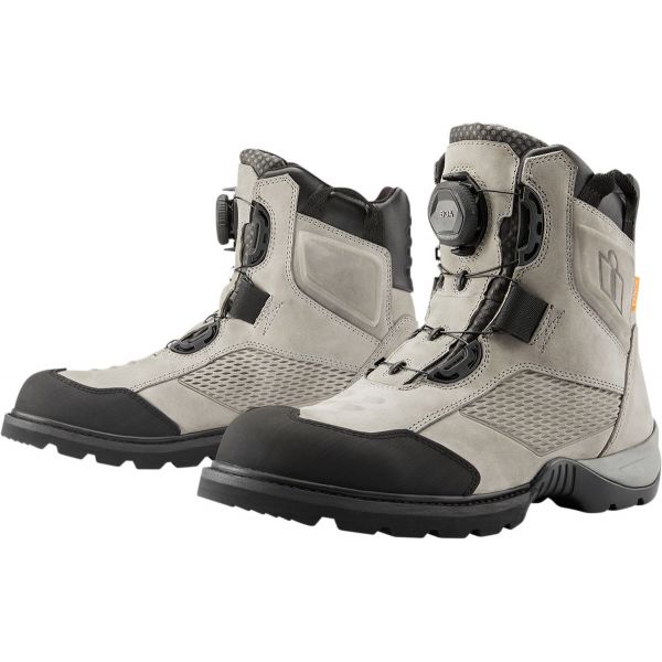 Motorradschuhe ICON Stormhawk Waterproof Boot Grey Motorradschuhe ICON Stormhawk Waterproof Boot Grey