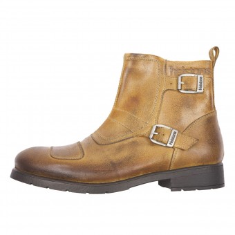 Motorradschuhe Helstons Trail Leather Split Beige