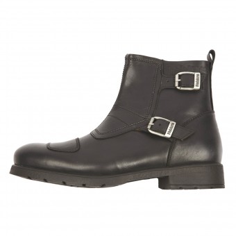 Motorradschuhe Helstons Trail Leather Split Black