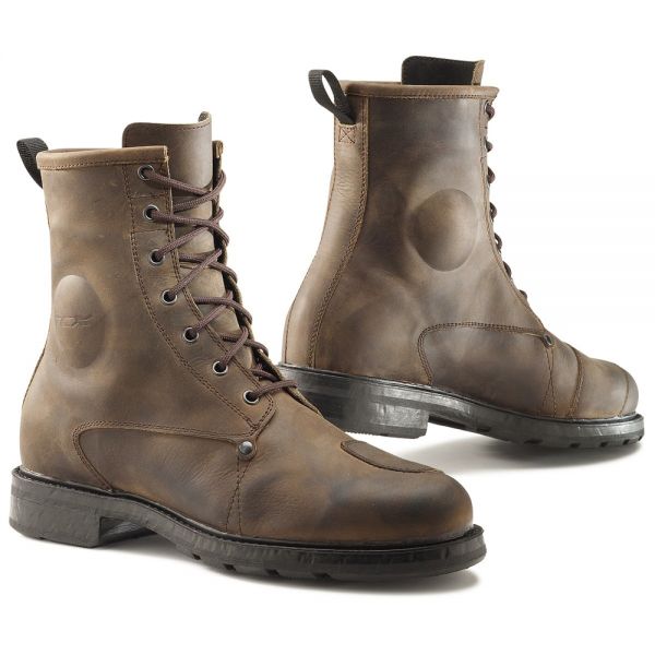 Motorradschuhe TCX X-Blend Waterproof Vintage Brown