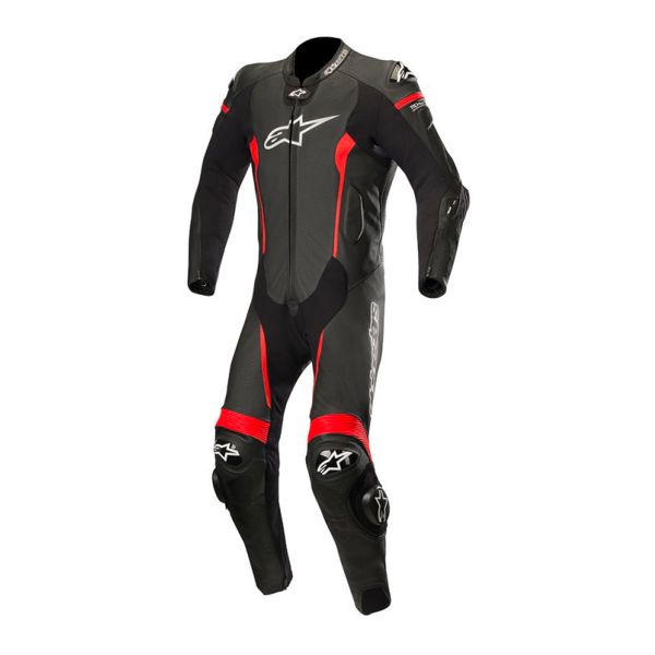Motorrad-Lederkombi Alpinestars Missile Suit Black Red