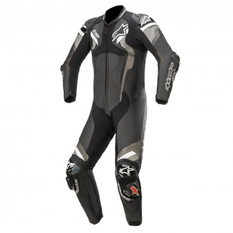 Motorrad-Lederkombi Alpinestars Atem V4 Suit 1 PC Black Gray White